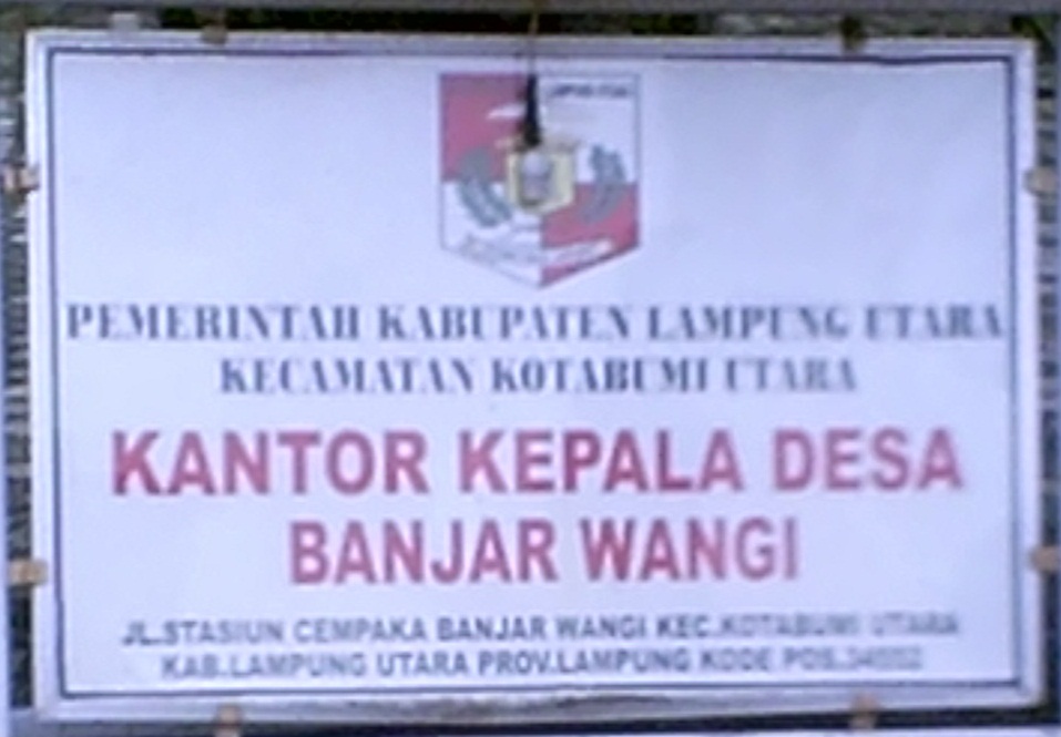 Dana desa Banjar Wangi